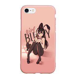 Чехол iPhone 7/8 матовый Bunny Girl