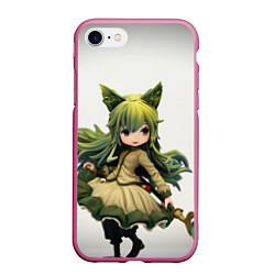 Чехол iPhone 7/8 матовый Mylne and the Forest Gift, цвет: 3D-малиновый