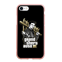 Чехол iPhone 7/8 матовый Клод GTA 3