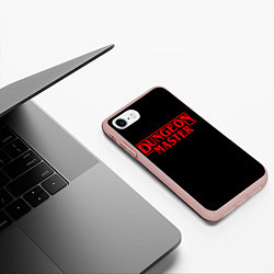 Чехол iPhone 7/8 матовый Stranger Dungeon Master, цвет: 3D-светло-розовый — фото 2