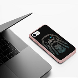 Чехол iPhone 7/8 матовый ВсеотецОдин, цвет: 3D-светло-розовый — фото 2