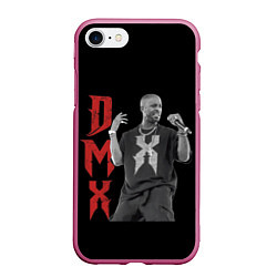 Чехол iPhone 7/8 матовый DMX Earl Simmons, цвет: 3D-малиновый