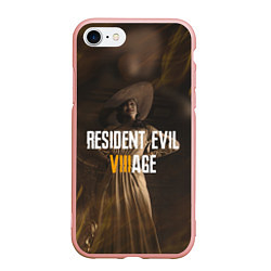 Чехол iPhone 7/8 матовый RESIDENT EVIL VILLAGE ЛЕДИ ДИМИТРЕСКУ Z, цвет: 3D-светло-розовый