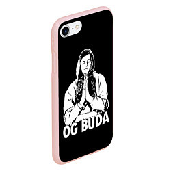 Чехол iPhone 7/8 матовый OG Buda, цвет: 3D-светло-розовый — фото 2