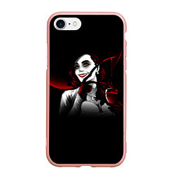 Чехол iPhone 7/8 матовый Resident Evil Леди Вампир, цвет: 3D-светло-розовый
