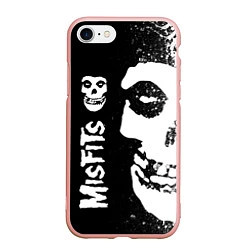 Чехол iPhone 7/8 матовый MISFITS 1, цвет: 3D-светло-розовый