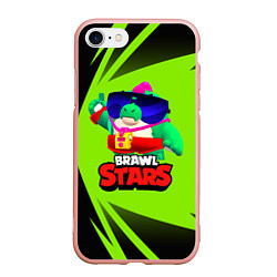Чехол iPhone 7/8 матовый Базз Buzz Brawl Stars, цвет: 3D-светло-розовый