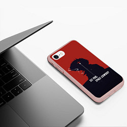 Чехол iPhone 7/8 матовый Cowboy Bebop - Spike, цвет: 3D-светло-розовый — фото 2