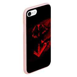Чехол iPhone 7/8 матовый Берсерк манга, цвет: 3D-светло-розовый — фото 2