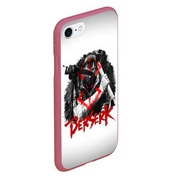 Чехол iPhone 7/8 матовый Берсерк - Berserk, цвет: 3D-малиновый — фото 2