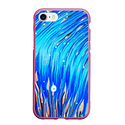 Чехол iPhone 7/8 матовый Морские водоросли!, цвет: 3D-малиновый