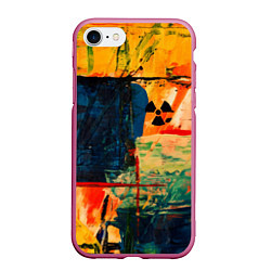 Чехол iPhone 7/8 матовый Энди Уорхол! Stalker, цвет: 3D-малиновый