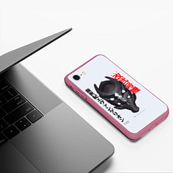 Чехол iPhone 7/8 матовый Аска, цвет: 3D-малиновый — фото 2