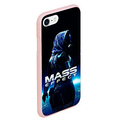 Чехол iPhone 7/8 матовый MASS EFFECT ТАЛИ ЗОРА, цвет: 3D-светло-розовый — фото 2