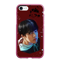 Чехол iPhone 7/8 матовый MX MONSTA X Z, цвет: 3D-малиновый