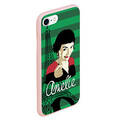 Чехол iPhone 7/8 матовый Amelie, цвет: 3D-светло-розовый — фото 2