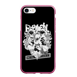 Чехол iPhone 7/8 матовый Baby Metal Negative, цвет: 3D-малиновый