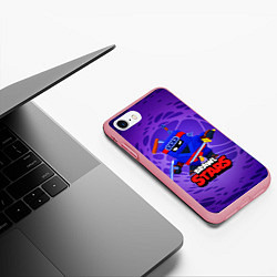 Чехол iPhone 7/8 матовый Ninja Ash Brawl Stars Эш, цвет: 3D-баблгам — фото 2