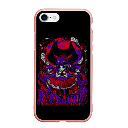 Чехол iPhone 7/8 матовый Trio BabyMetal, цвет: 3D-светло-розовый