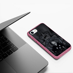 Чехол iPhone 7/8 матовый FLINT THE PRODIGY ПРОДИДЖИ Z, цвет: 3D-малиновый — фото 2