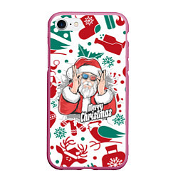 Чехол iPhone 7/8 матовый Merry Christmas3D