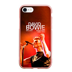 Чехол iPhone 7/8 матовый Brilliant Live Adventures - David Bowie