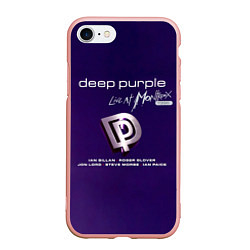 Чехол iPhone 7/8 матовый Deep Purple - Live at Montreux 1996, цвет: 3D-светло-розовый
