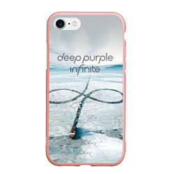 Чехол iPhone 7/8 матовый Infinite - Deep Purple, цвет: 3D-светло-розовый