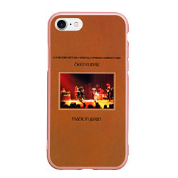 Чехол iPhone 7/8 матовый Made in Japan - Deep Purple, цвет: 3D-светло-розовый
