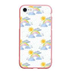 Чехол iPhone 7/8 матовый Погода, цвет: 3D-баблгам
