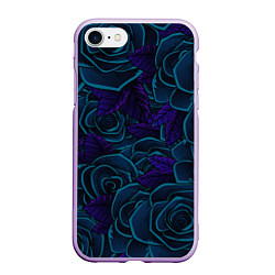 Чехол iPhone 7/8 матовый Пепельная Роза, цвет: 3D-сиреневый