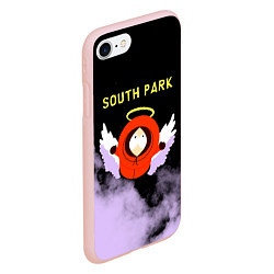 Чехол iPhone 7/8 матовый Кенни реально умер Южный парк, цвет: 3D-светло-розовый — фото 2