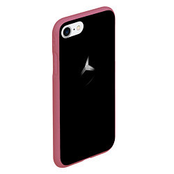Чехол iPhone 7/8 матовый Silver Star Style, цвет: 3D-малиновый — фото 2