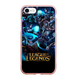 Чехол iPhone 7/8 матовый LEAGUE OF LEGENDS ЛИГА ЛЕГЕНД ГЕРОИ