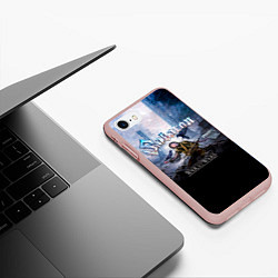 Чехол iPhone 7/8 матовый The War to End All Wars - Sabaton, цвет: 3D-светло-розовый — фото 2