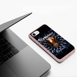 Чехол iPhone 7/8 матовый Attero Dominatus - Sabaton, цвет: 3D-светло-розовый — фото 2