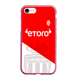 Чехол iPhone 7/8 матовый AC Monaco Golovin Fan Theme, цвет: 3D-малиновый