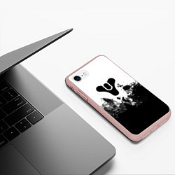 Чехол iPhone 7/8 матовый Дестени за гранью света, цвет: 3D-светло-розовый — фото 2