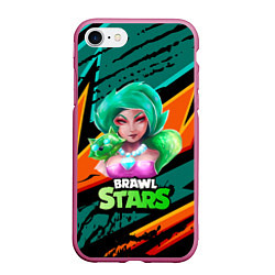 Чехол iPhone 7/8 матовый Lola Brawl Stars, цвет: 3D-малиновый