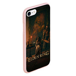 Чехол iPhone 7/8 матовый Elden Ring - Королева, цвет: 3D-светло-розовый — фото 2