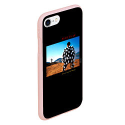 Чехол iPhone 7/8 матовый Delicate Sound of Thunder - Pink Floyd, цвет: 3D-светло-розовый — фото 2