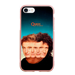 Чехол iPhone 7/8 матовый Queen - The Miracle, цвет: 3D-светло-розовый