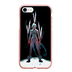 Чехол iPhone 7/8 матовый Maddnes Jinx, цвет: 3D-светло-розовый