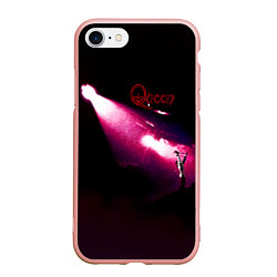 Чехол iPhone 7/8 матовый Queen I, цвет: 3D-светло-розовый