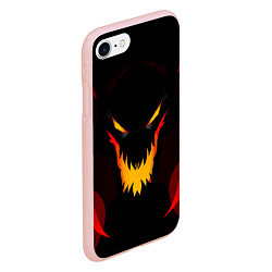 Чехол iPhone 7/8 матовый DOTA 2 SHADOW FIEND ТЕНЬ ОГОНЬ, цвет: 3D-светло-розовый — фото 2