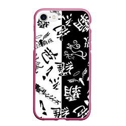 Чехол iPhone 7/8 матовый Tokyo Revengers Black & White