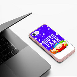 Чехол iPhone 7/8 матовый SOUTH PARK ЮЖНЫЙ ПАРК, цвет: 3D-светло-розовый — фото 2