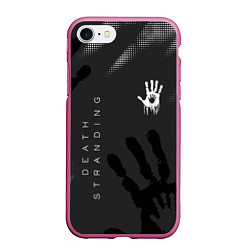 Чехол iPhone 7/8 матовый Death Stranding отпечаток руки