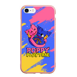 Чехол iPhone 7/8 матовый Huggy Wuggy and Kissy Missy Poppy Playtime