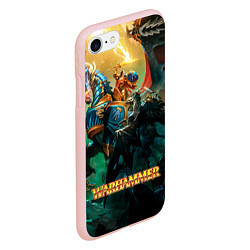 Чехол iPhone 7/8 матовый Warhammer арт, цвет: 3D-светло-розовый — фото 2